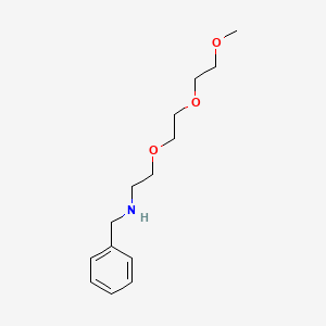 molecular formula C14H23NO3 B7978267 Benzyl-{2-[2-(2-methoxyethoxy)-ethoxy]-ethyl}-amine 