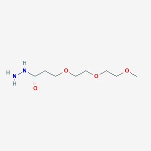 molecular formula C8H18N2O4 B7978282 m-PEG3-Hydrazide 