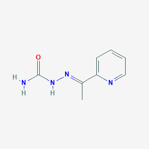 molecular formula C8H10N4O B079783 2-乙酰吡啶半碳酰腙 CAS No. 14534-93-1