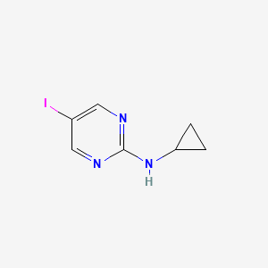 N-cyclopropyl-5-iodopyrimidin-2-amine