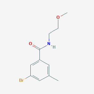 3-Bromo-N-(2-methoxyethyl)-5-methylbenzamide