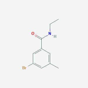 molecular formula C10H12BrNO B7978319 3-Bromo-N-ethyl-5-methylbenzamide 