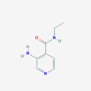 molecular formula C8H11N3O B7978327 3-Amino-N-ethylisonicotinamide 