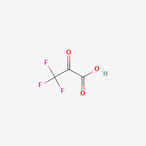 molecular formula C3HF3O3 B7978384 3,3,3-Trifluoro-2-oxopropanoic acid 