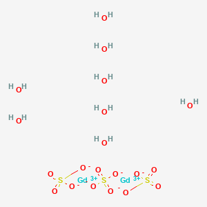molecular formula Gd2H16O20S3 B079784 硫酸钆(III)八水合物 CAS No. 13450-87-8