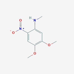 molecular formula C9H12N2O4 B7978413 4,5-dimethoxy-N-methyl-2-nitroaniline 