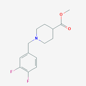 Methyl 1-[(3,4-difluorophenyl)methyl]piperidine-4-carboxylate