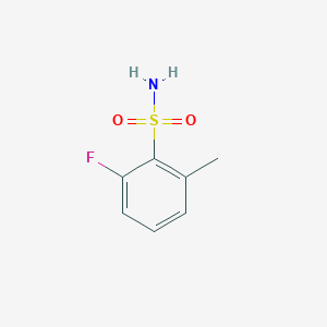 molecular formula C7H8FNO2S B7978452 2-Fluoro-6-methylbenzenesulfonamide 