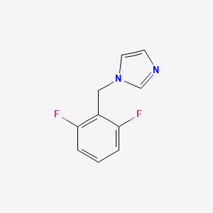 molecular formula C10H8F2N2 B7978480 1-(2,6-Difluorobenzyl)-1H-imidazole 