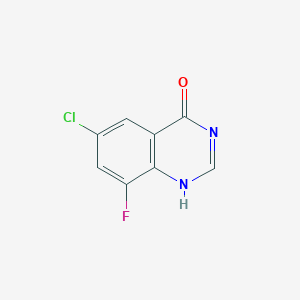 molecular formula C8H4ClFN2O B7978523 CID 10512182 