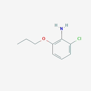 molecular formula C9H12ClNO B7978530 2-Chloro-6-propoxyaniline 