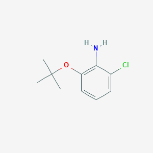 molecular formula C10H14ClNO B7978532 2-(Tert-butoxy)-6-chloroaniline 