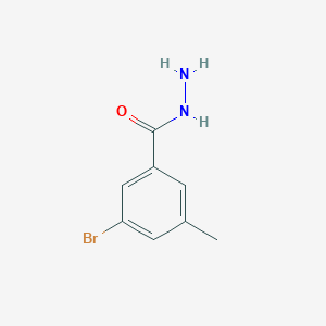 molecular formula C8H9BrN2O B7978602 3-Bromo-5-methylbenzohydrazide 