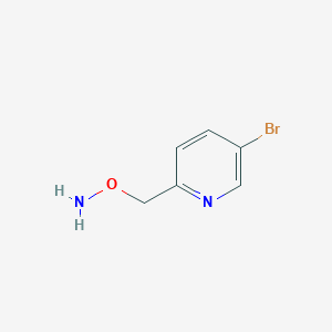 O-[(5-bromopyridin-2-yl)methyl]hydroxylamine
