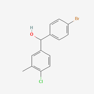 4-Bromo-4'-chloro-3'-methylbenzhydrol