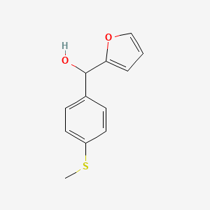 molecular formula C12H12O2S B7978654 2-Furyl-(4-methylthiophenyl)methanol 