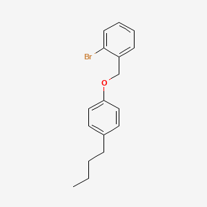 molecular formula C17H19BrO B7978685 2-Bromobenzyl-(4-n-butylphenyl)ether 
