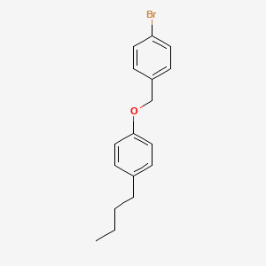molecular formula C17H19BrO B7978694 4-Bromobenzyl-(4-n-butylphenyl)ether 