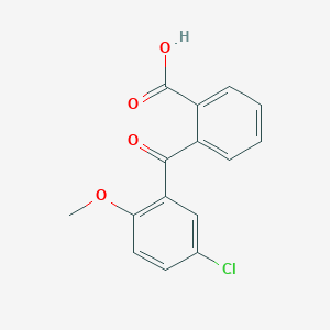 2-(3-Chloro-6-methoxybenzoyl)benzoic acid