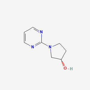 molecular formula C8H11N3O B7978769 (S)-1-(Pyrimidin-2-yl)pyrrolidin-3-ol 