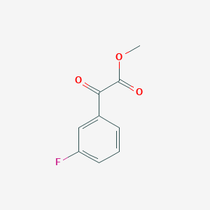 molecular formula C9H7FO3 B7978786 Methyl 2-(3-fluorophenyl)-2-oxoacetate 