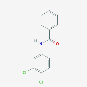 molecular formula C13H9Cl2NO B079788 N-(3,4-二氯苯基)苯甲酰胺 CAS No. 10286-75-6