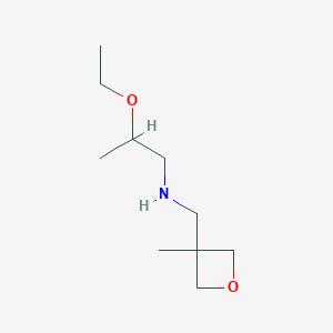 molecular formula C10H21NO2 B7978828 (2-Ethoxypropyl)[(3-methyloxetan-3-yl)methyl]amine 