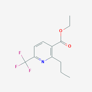 Ethyl 2-propyl-6-(trifluoromethyl)nicotinate