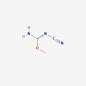 molecular formula C3H5N3O B079789 甲基 N'-氰基氨基甲酸酯 CAS No. 13947-83-6