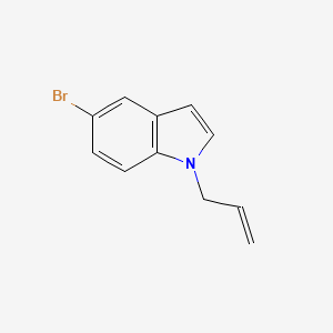 molecular formula C11H10BrN B7978917 1-Allyl-5-bromo-1H-indole CAS No. 156247-15-3