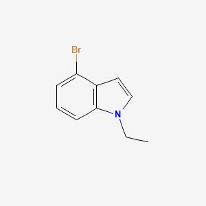 molecular formula C10H10BrN B7978953 4-Bromo-1-ethyl-1H-indole 