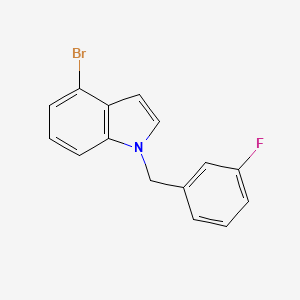 4-Bromo-1-(3-fluorobenzyl)-1H-indole