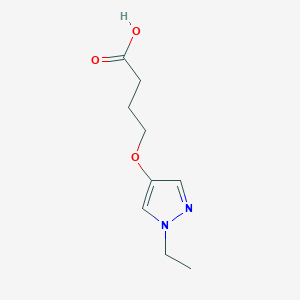 4-((1-Ethyl-1H-pyrazol-4-yl)oxy)butanoic acid