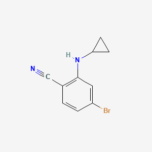 4-Bromo-2-(cyclopropylamino)benzonitrile