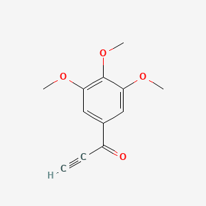 molecular formula C12H12O4 B7979077 1-(3,4,5-三甲氧基苯基)丙-2-炔-1-酮 