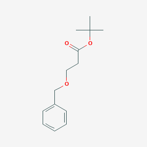 molecular formula C14H20O3 B7979103 tert-Butyl 3-(benzyloxy)propanoate 