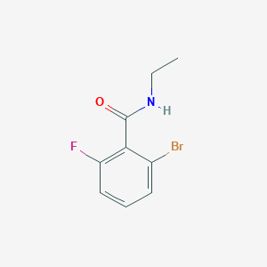 molecular formula C9H9BrFNO B7979118 2-bromo-N-ethyl-6-fluorobenzamide 