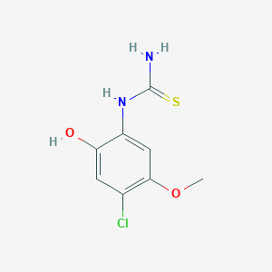 molecular formula C8H9ClN2O2S B7979139 1-(4-Chloro-2-hydroxy-5-methoxyphenyl)thiourea 
