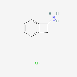 molecular formula C8H10ClN B7979151 7-Bicyclo[4.2.0]octa-1,3,5-trienylazanium;chloride 