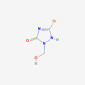 molecular formula C3H4BrN3O2 B7979351 CID 82018848 