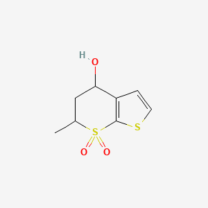 (4S,6S)-4H-Thieno[2,3-b]-thiopyran-4-ol-5,6-dihydro-6-methyl-7,7-dioxide