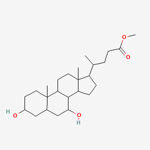 molecular formula C25H42O4 B7979415 Obeticholic Acid Impurity O;Chenodeoxycholic acid methyl ester 