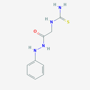 B079795 [2-Oxo-2-(2-phenylhydrazinyl)ethyl]thiourea CAS No. 13096-23-6