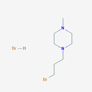 molecular formula C8H18Br2N2 B7979538 1-(3-Bromopropyl)-4-methylpiperazine hydrobromide CAS No. 88806-07-9