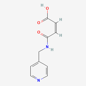 molecular formula C10H10N2O3 B7979598 (Z)-4-oxo-4-(pyridin-4-ylmethylamino)but-2-enoic acid CAS No. 7144-91-4