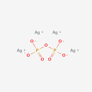 molecular formula Ag4O7P2 B079796 焦磷酸四银 CAS No. 13465-97-9