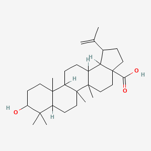 molecular formula C30H48O3 B7979667 9-羟基-5a,5b,8,8,11a-五甲基-1-丙-1-烯-2-基-1,2,3,4,5,6,7,7a,9,10,11,11b,12,13,13a,13b-十六氢环戊并[a]菲-3a-羧酸 