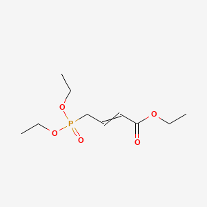 molecular formula C10H19O5P B7979696 Ethyl 4-(diethoxyphosphoryl)-2-butenoate 