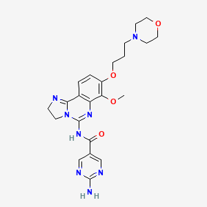 molecular formula C23H28N8O4 B7979745 CID 24989044 