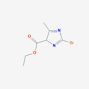 ethyl 2-bromo-5-methyl-4H-imidazole-4-carboxylate